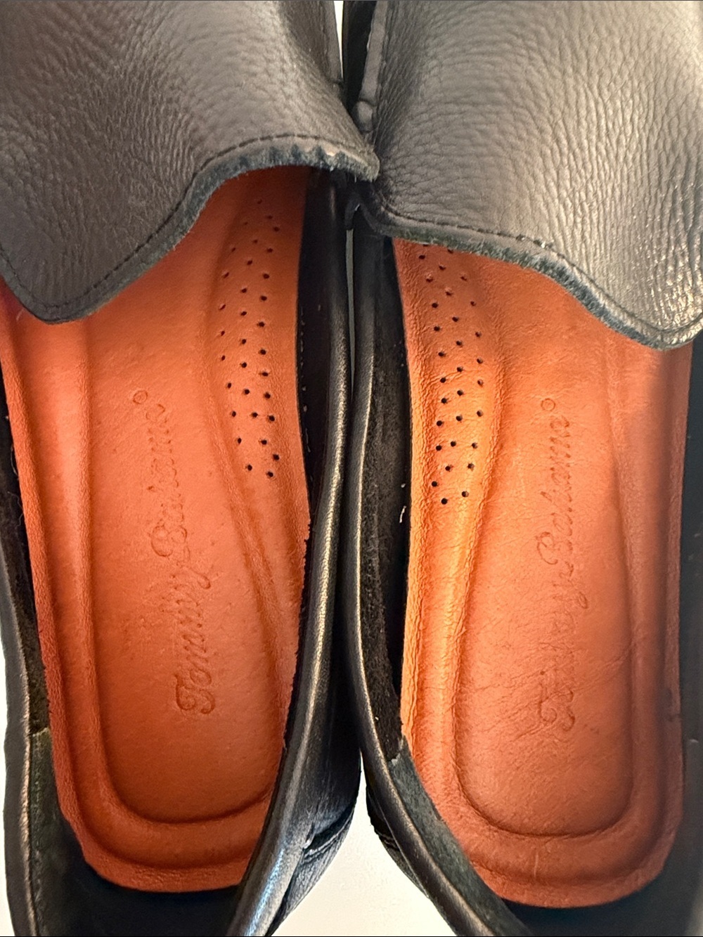 Tommy Bahama Nassau Venetian Loafers Mens 10.5 Black Pebbled Leather TFM00159 - Picture 7 of 8